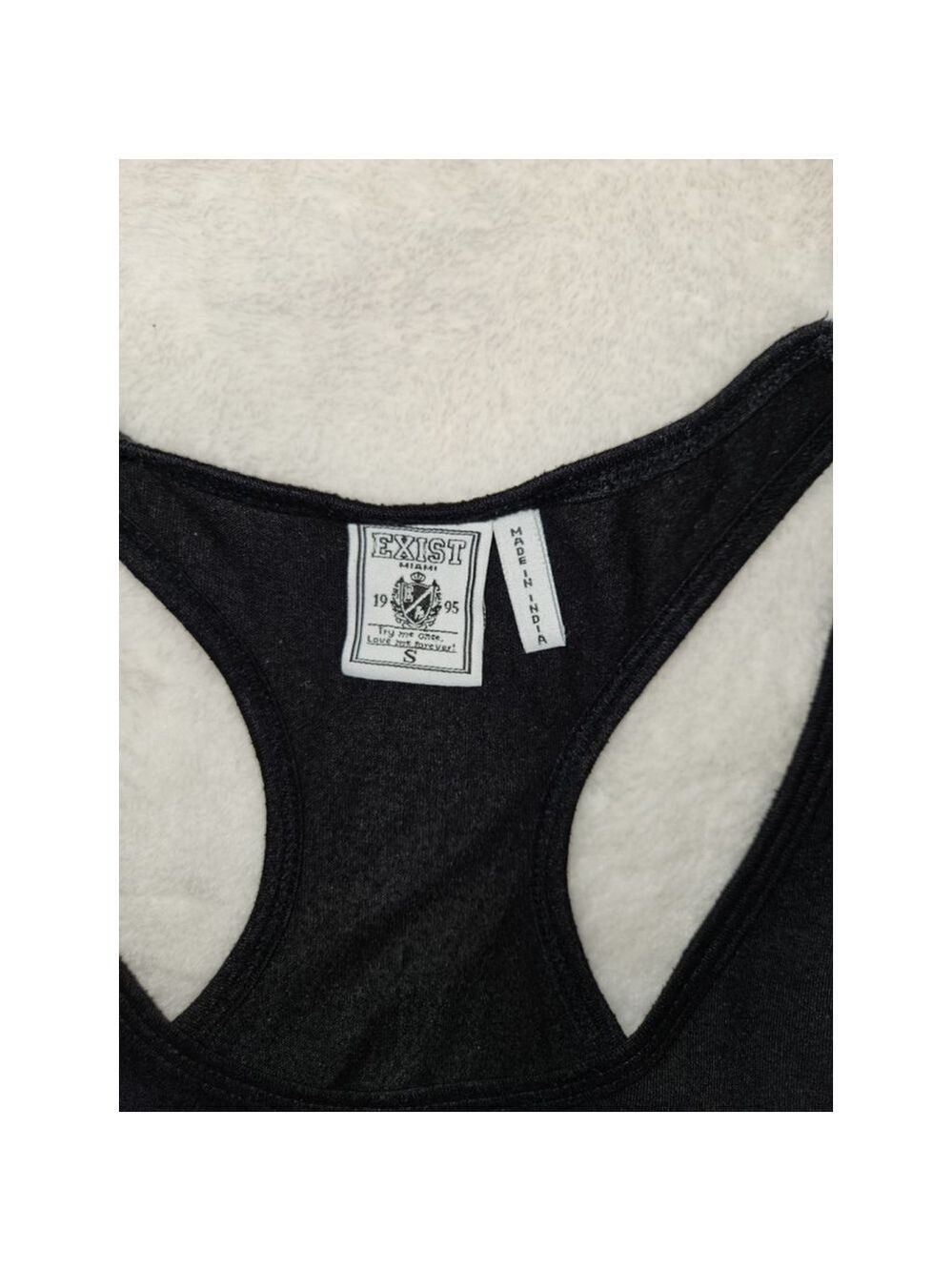 South Padre Graphic Black Exist Tank Small - Picture 4 of 7